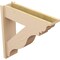 Ekena Millwork 7 1/2-in W x 28-in D x 28-in H Funston Trad Rough Cedar Woodgrain TimberThane Outlooker, Primed Tan OUTUR075X28X28FST04RCPR - alternate 4